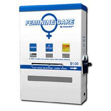 feminine hygiene product vending machine